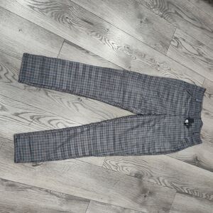 Plaid Gray Women's Pants